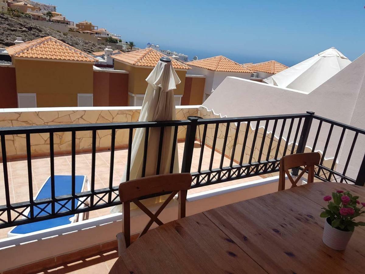 Villa Roque Del Conde With Fantastic Sea View, Terrace, Pool, Wifi, Sat-Tv, Garage Costa Adeje  Exterior foto
